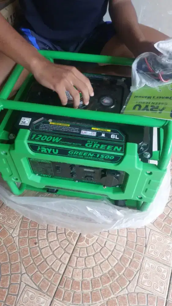 Genset Tekiro RYU Green-1500 dgn 1200w