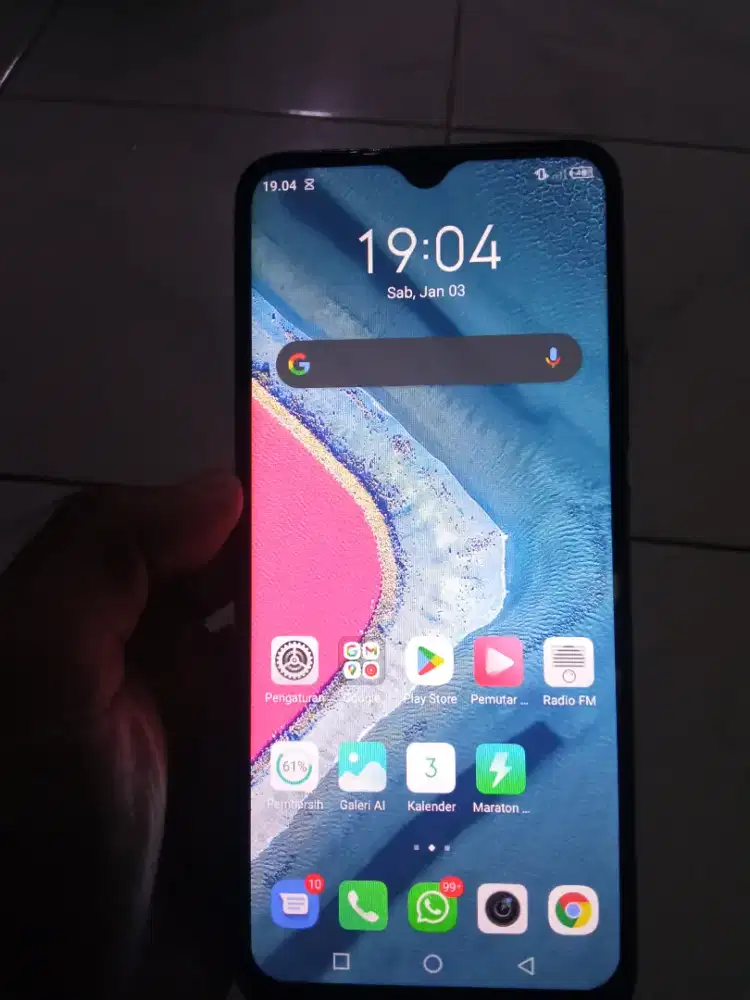 INFINIX HOT 10 (warna biru)