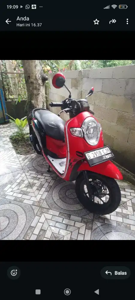 Jual motor scoopy tahun 2018