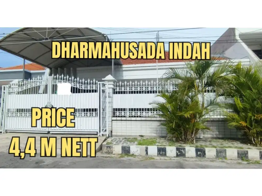 ‼️RUMAH LAMA TERAWAT‼️ RUMAH DHARMAHUSADA INDAH Dekat GALAXY MALL, KERTAJAYA, ITS, MANYAR, Dsb
