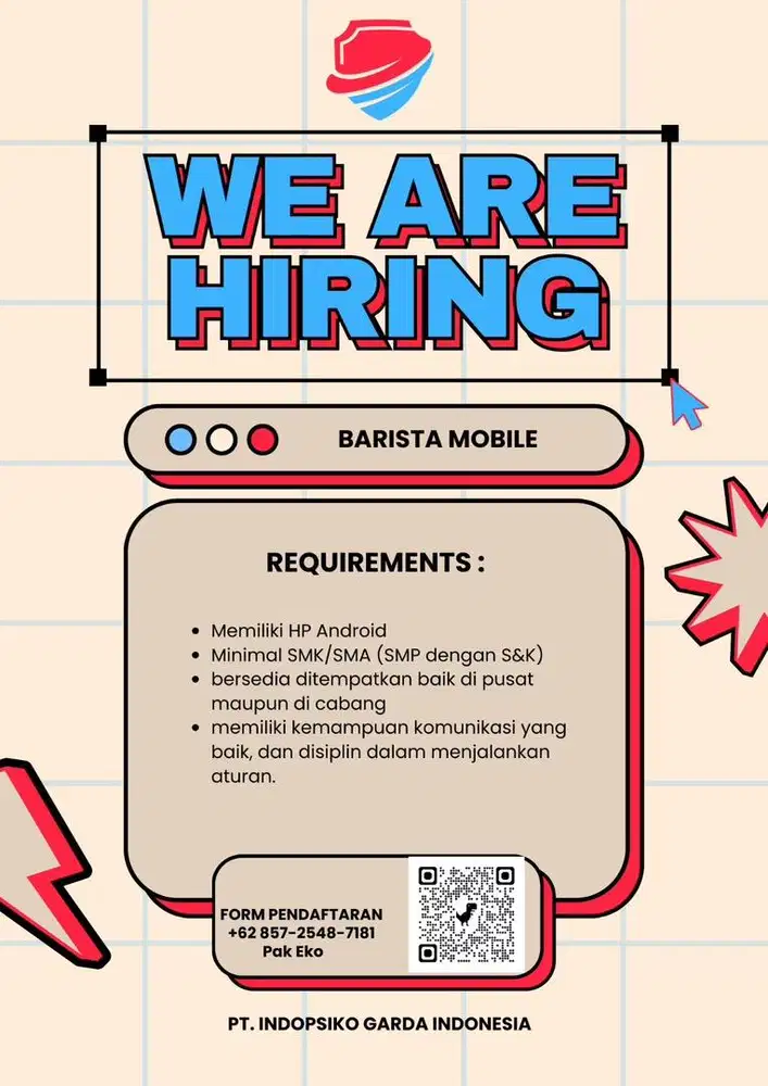 Lowongan Pekerjaan Barista Mobile