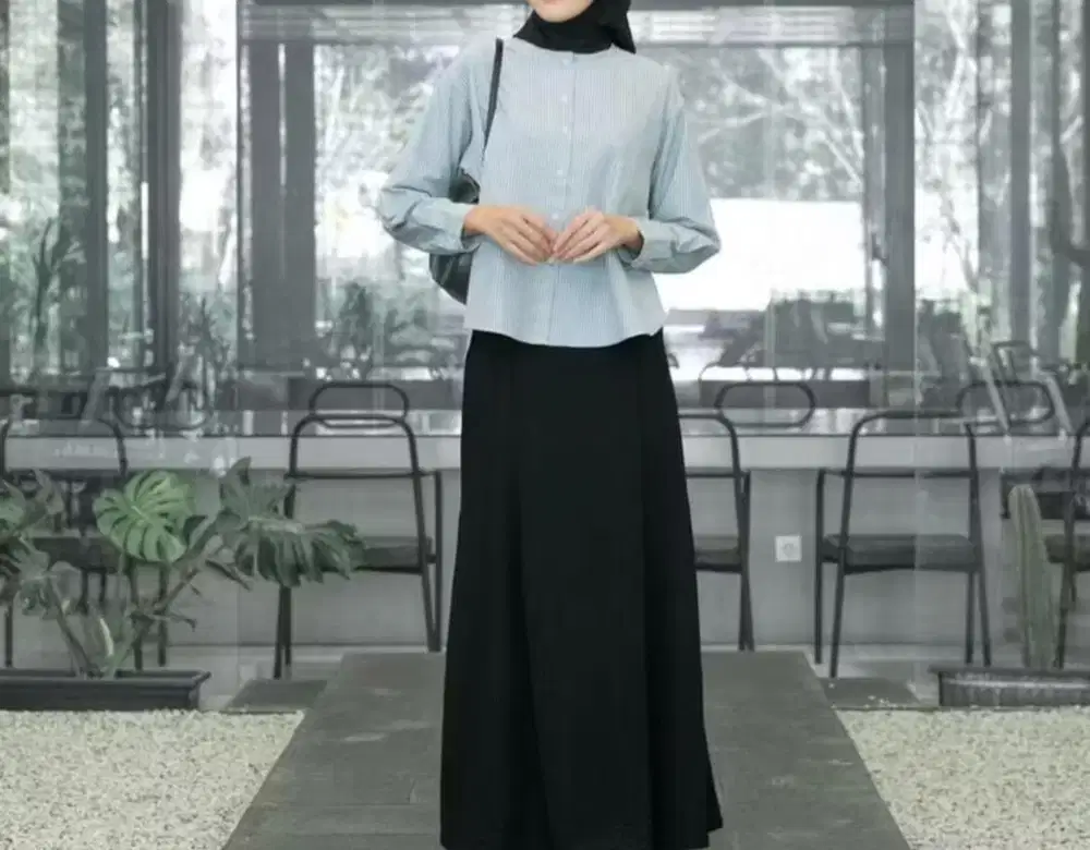 THISISBENDINA Rok Panjag Polos Crincle NAOMI Skirt All Size