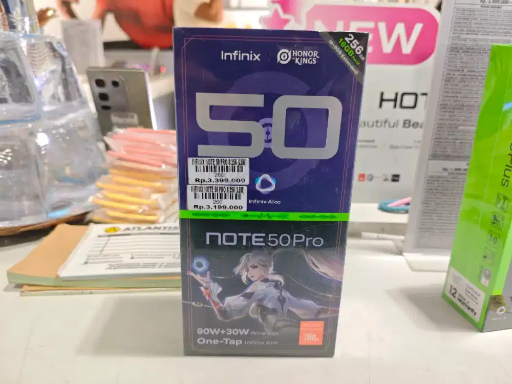 INFINIX NOTE 50 PRO RAM 8+8/256GB ATLANTIS DAHSYAT