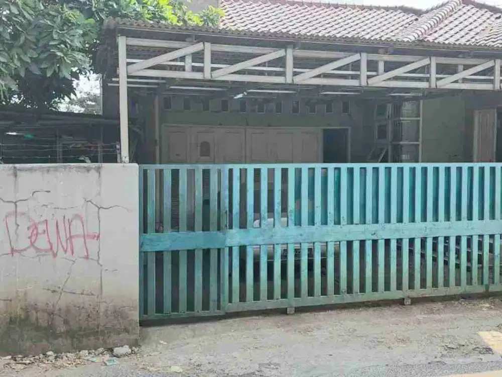 rumah hitung tanah pinggir jalan pangkalan jati dekat tol andara