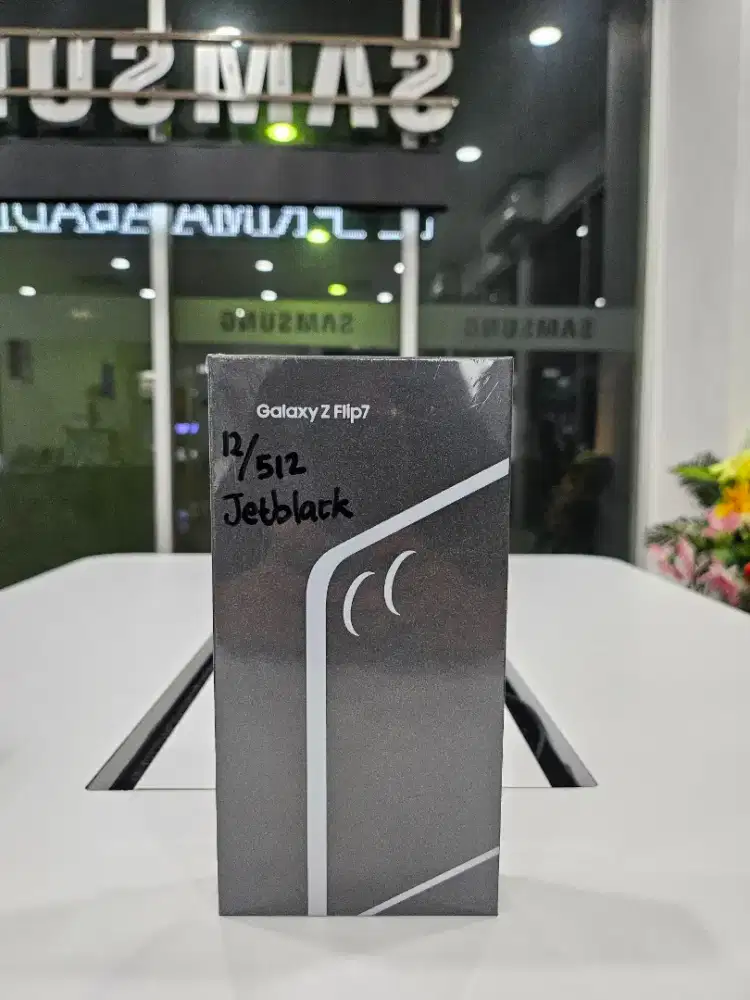 NEW SAMSUNG GALAXY ZFLIP 7 12/512 BLUE SHADOW GARANSI RESMI SEIN 1 TH