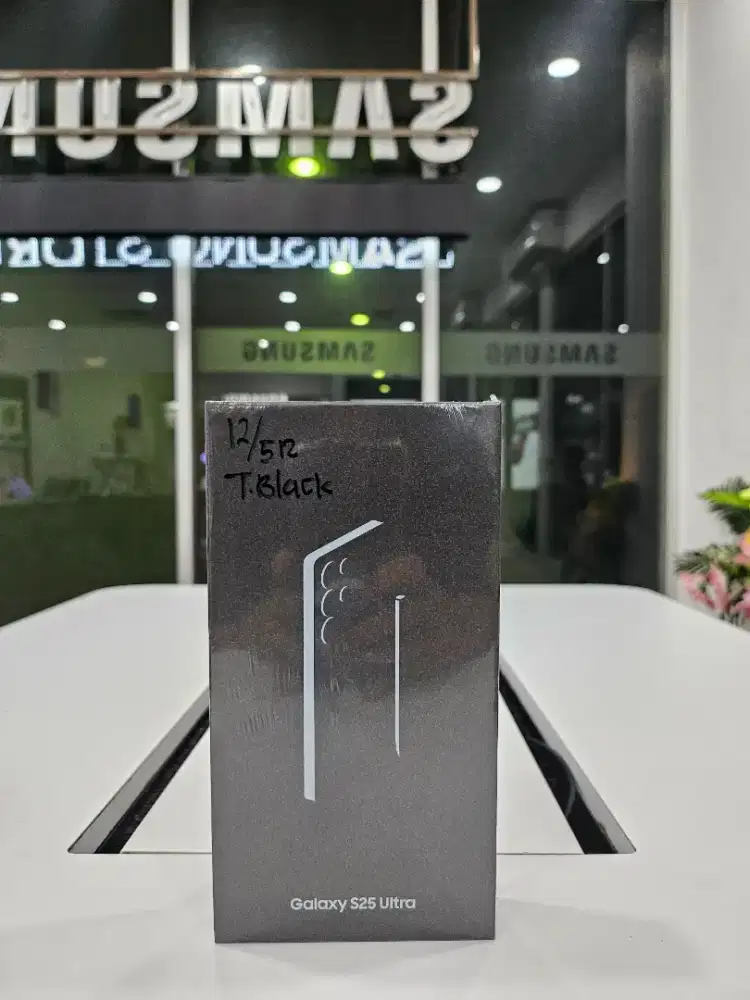 NEW SAMSUNG GALAXY S25 ULTRA 12/512 JETBLACK GARANSI RESMI SEIN 1 TH