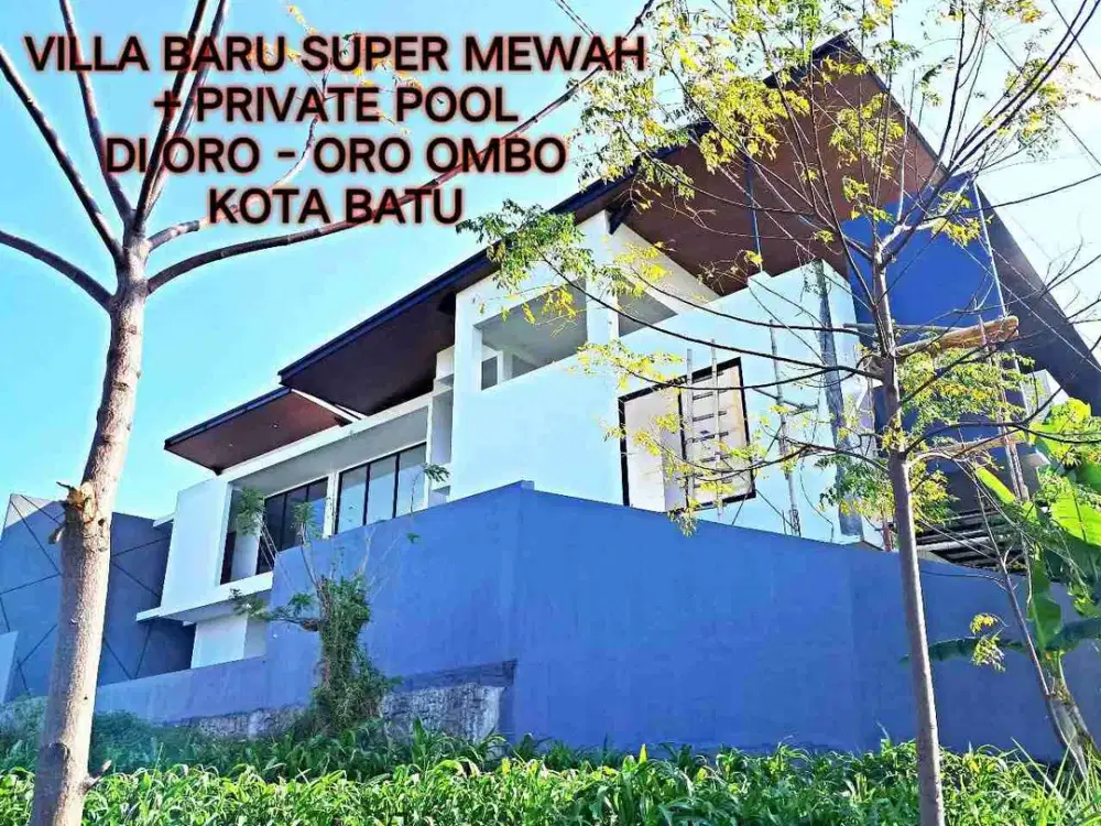 Dijual Villa Baru Super Mewah + Private Pool + Furnish Di Kota Batu