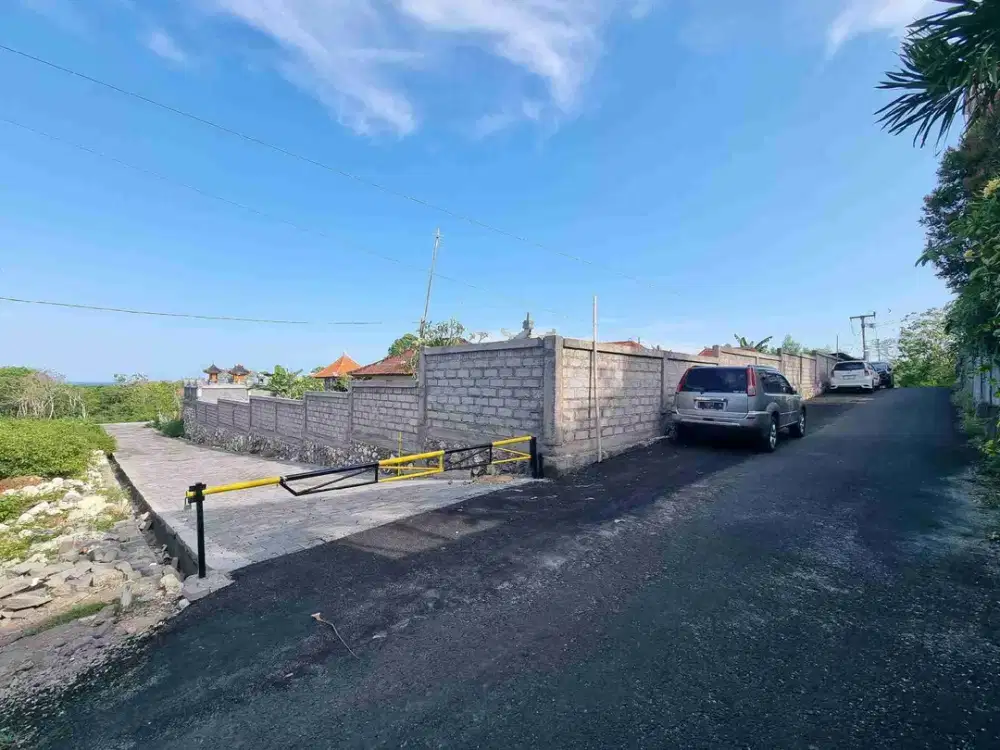 tanah view laut lingkungan villa dekat hotel bintang 5 cocok buat villa