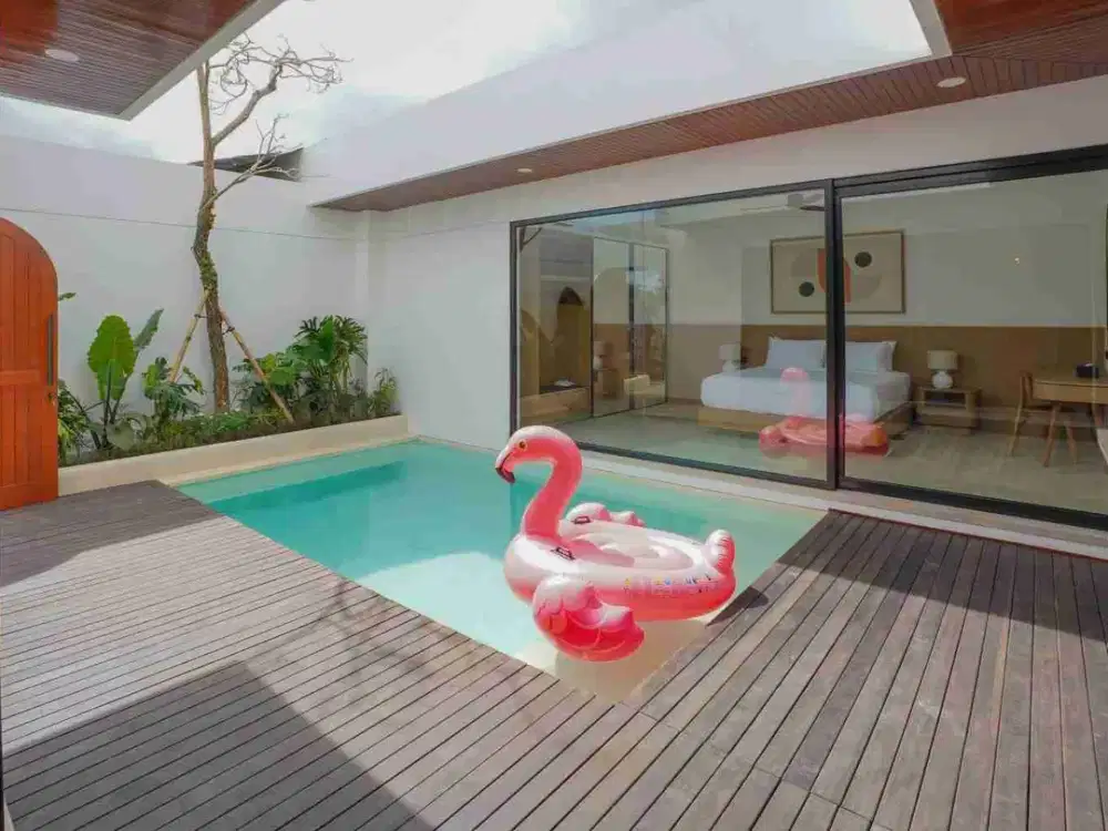 Villa Baru 2BR Modern dekat Pantai di Jimbaran Bali