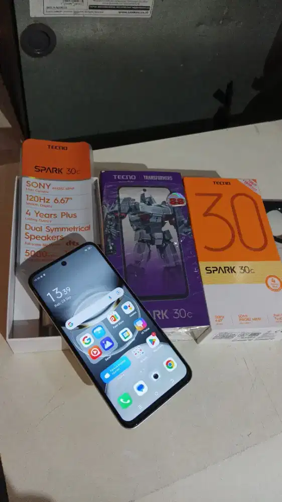 Tecno sprak 30C 6/128 No minus mulus