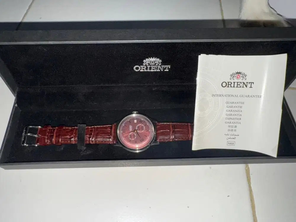 ORIENT RA-AK0705R | AUTOMATIC | BURGUNDY | MULUS FULL SET
