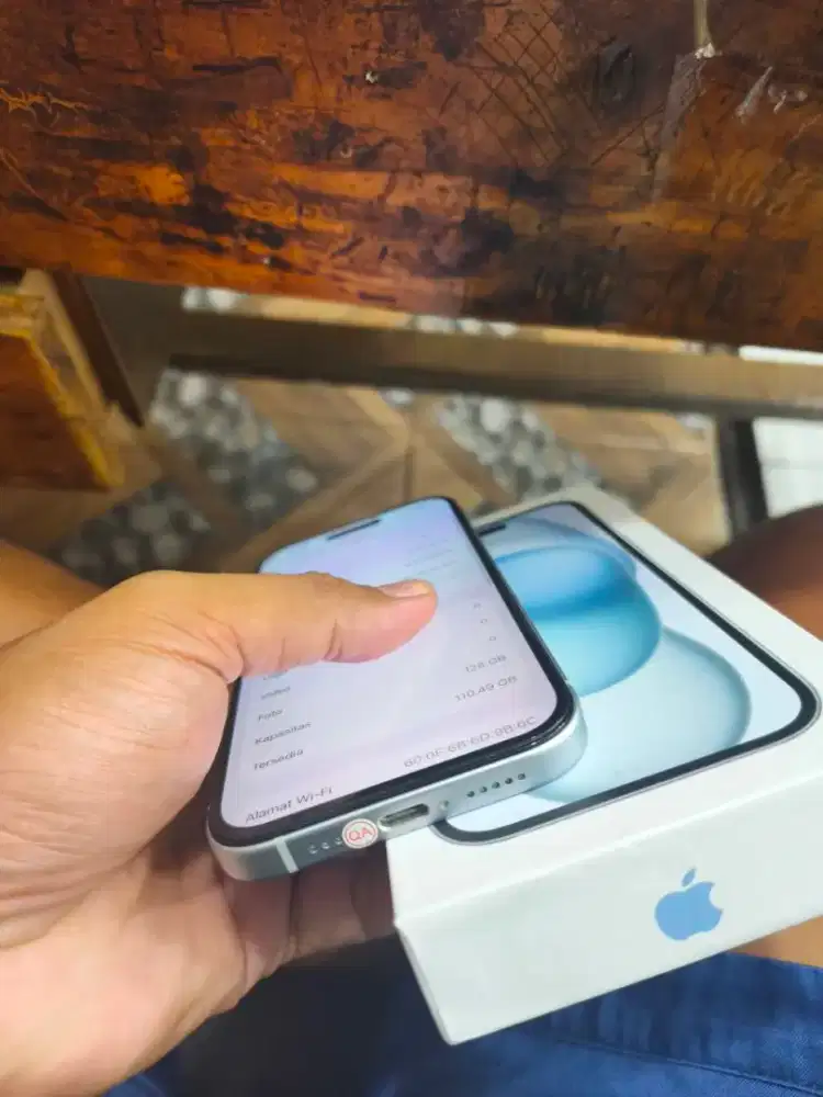 Iphone 15 128Gb Inter all operator ios terbaru aman like new bs TT
