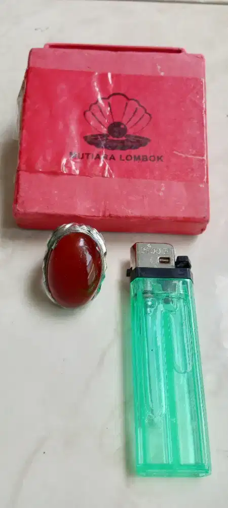 Jual CEPAT Batu giok merah natural (NEGO)