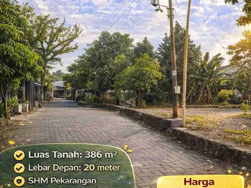 Dijual Tanah Pekarangan Istimewa Pandanaran Kaliurang KM 13,5