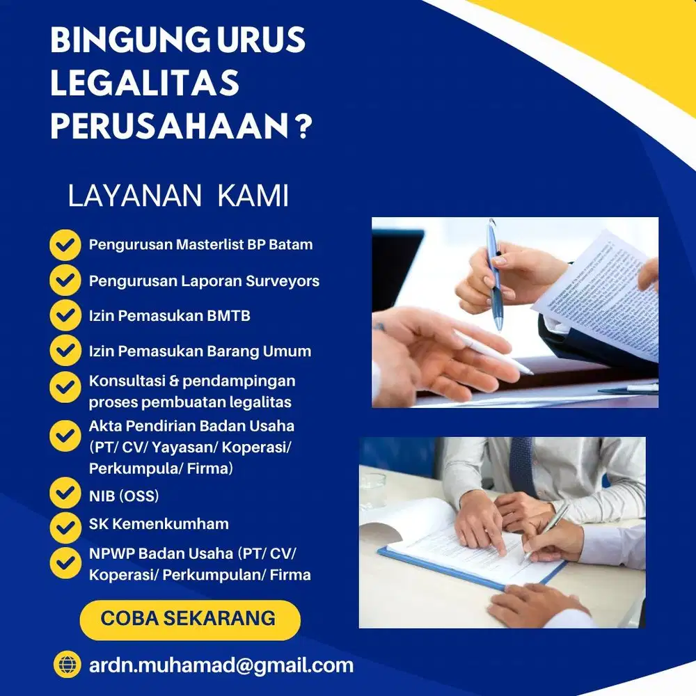 Jasa Urus Legalitas Perusahaan