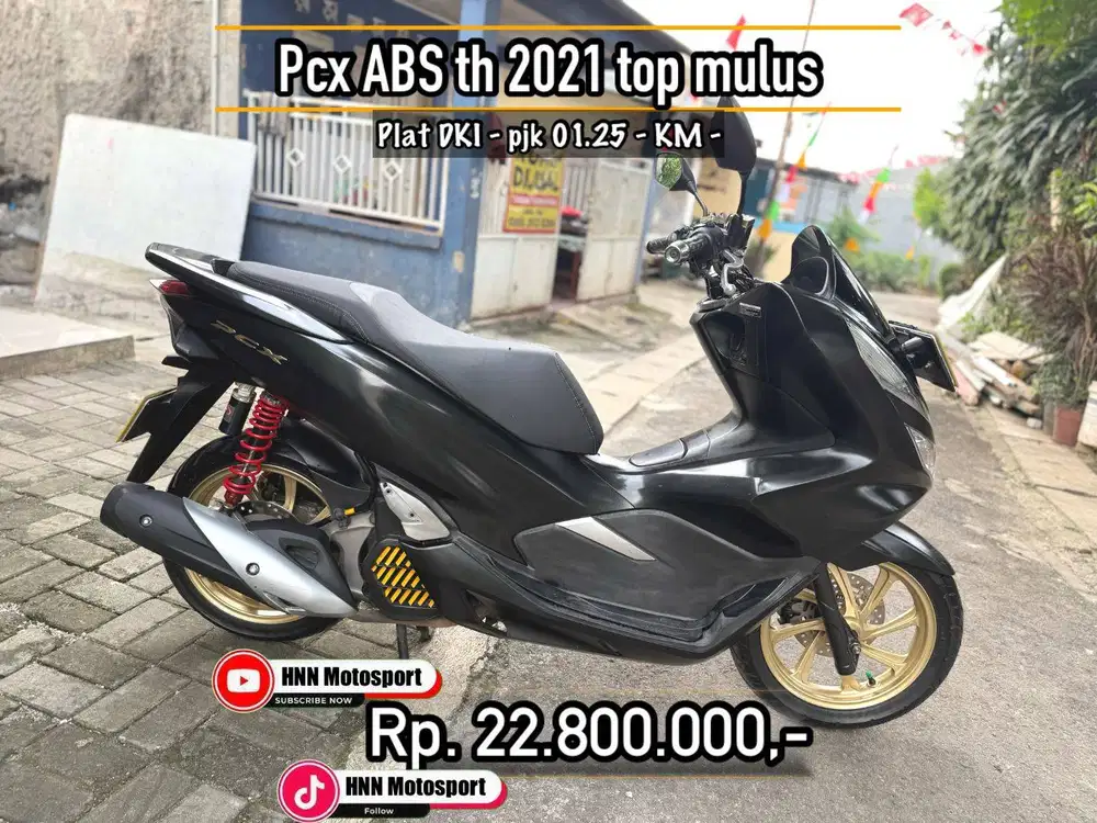 PCX ABS thn 2021 Top Mulus