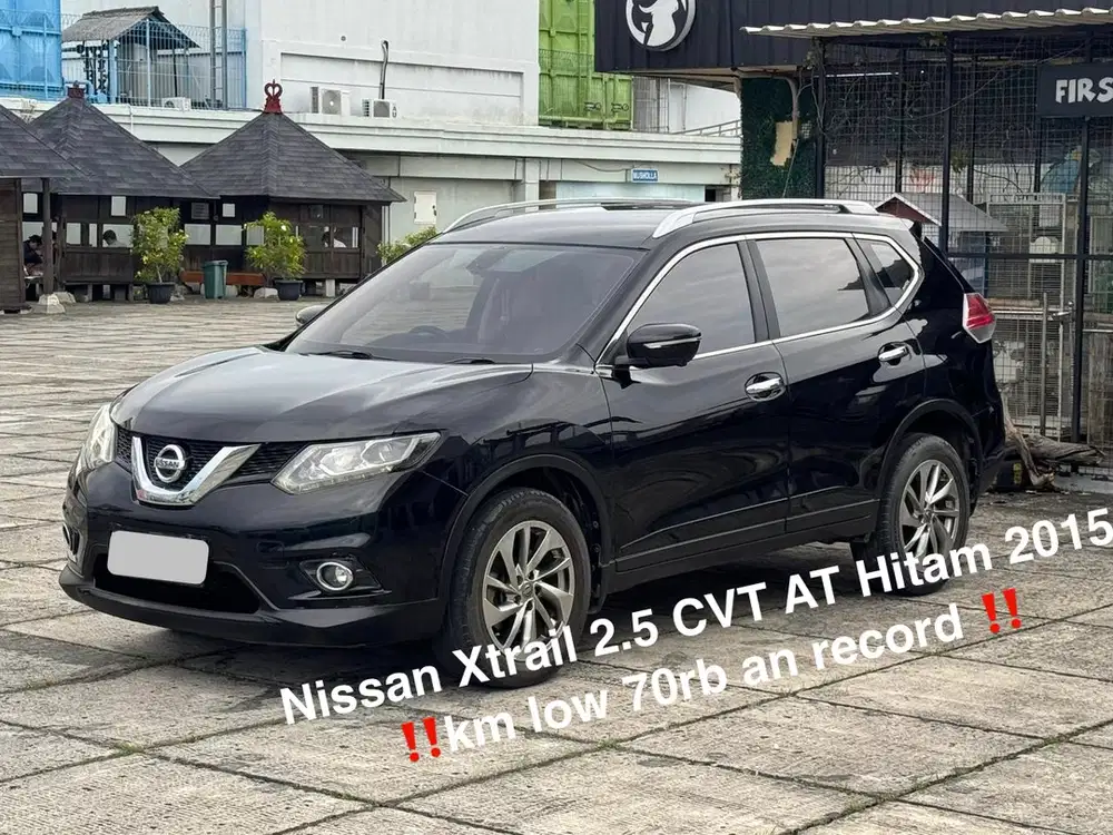 ‼️km low 70rb an record‼️Nissan Xtrail 2.5 CVT AT Hitam 2015 2016