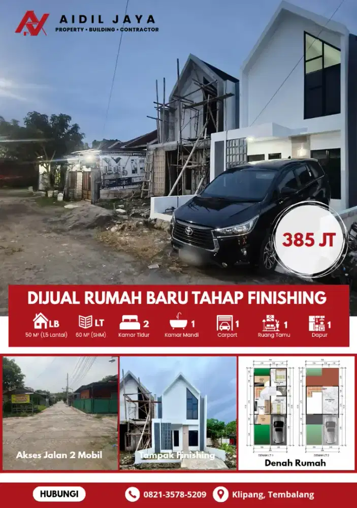 Rumah Cantik Murah 2 Lantai Di Klipang Tembalang
