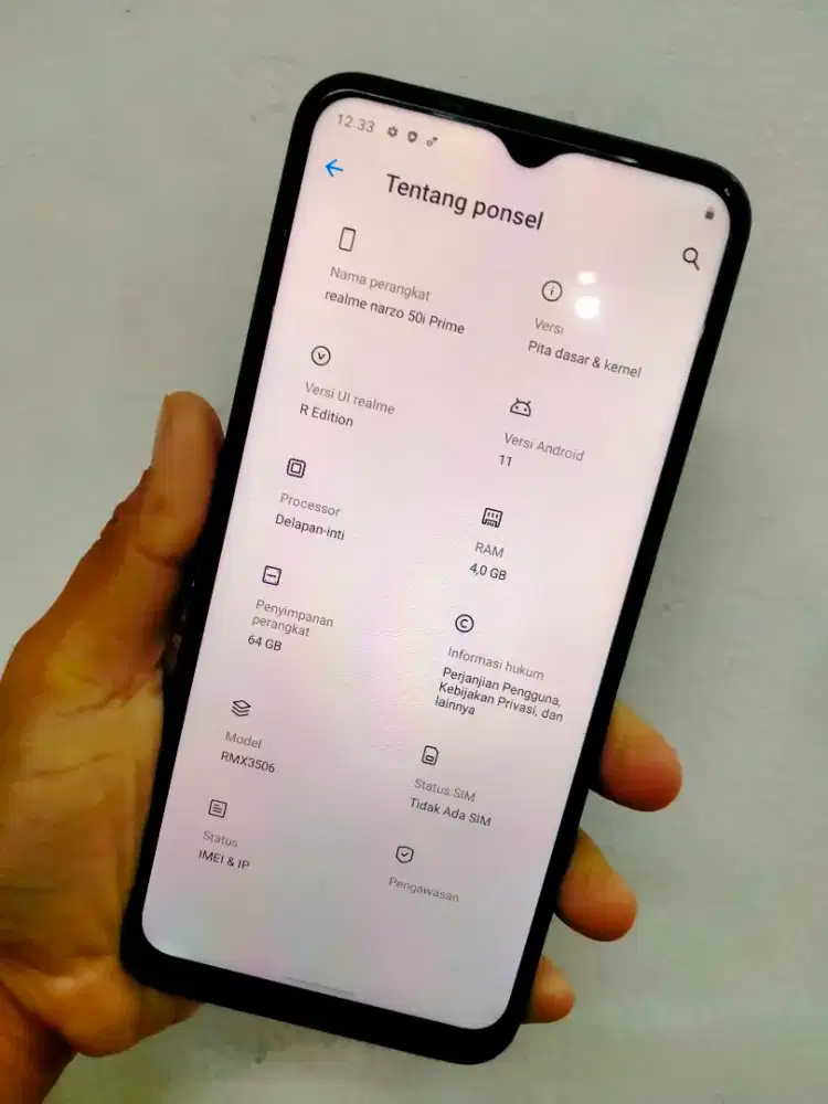 HP REALME NARZO 50I PRIME 4/64GB