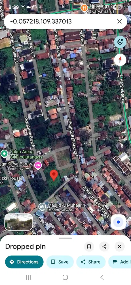 Tanah 3000 meter di kota pontianak