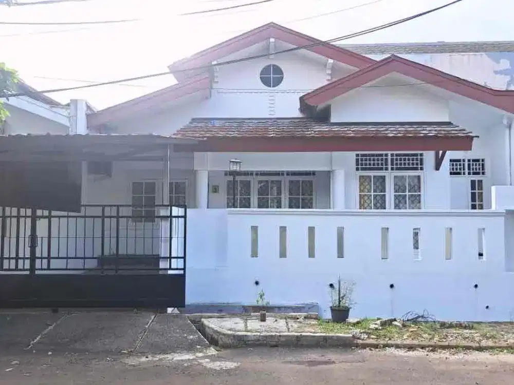 Di Jual Rumah Siap Huni Satu Lantai Dekat Akses Tol dan Stasiun KRL Bintaro