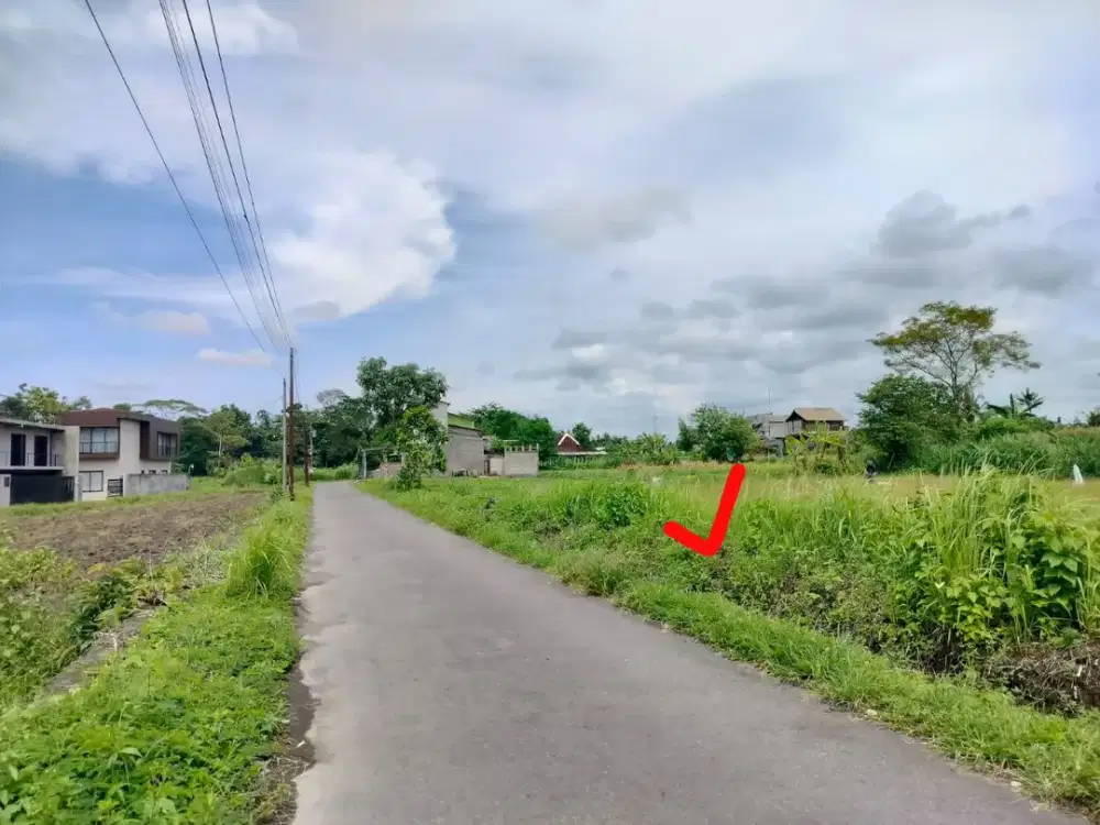 Di Jual Tanah Strategis, Prospektiv View Sawah, Gunung Merapi Merbabu Lingkungan Villa, Perumahan, Kuliner Area Palagan Nganglik Sleman