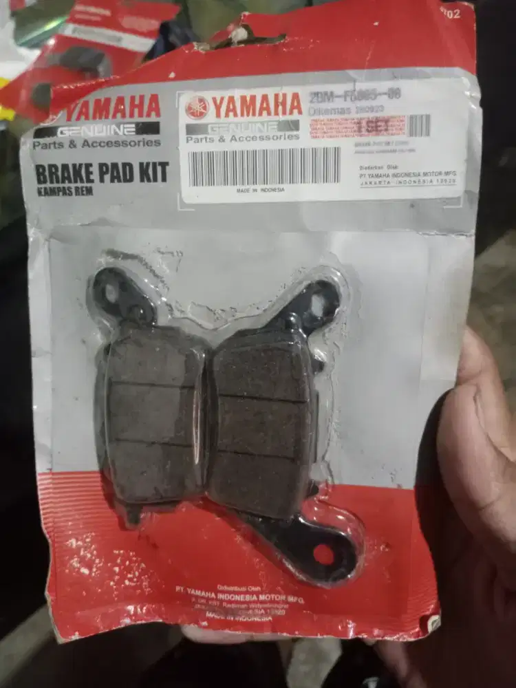 kampas rem depan aerox