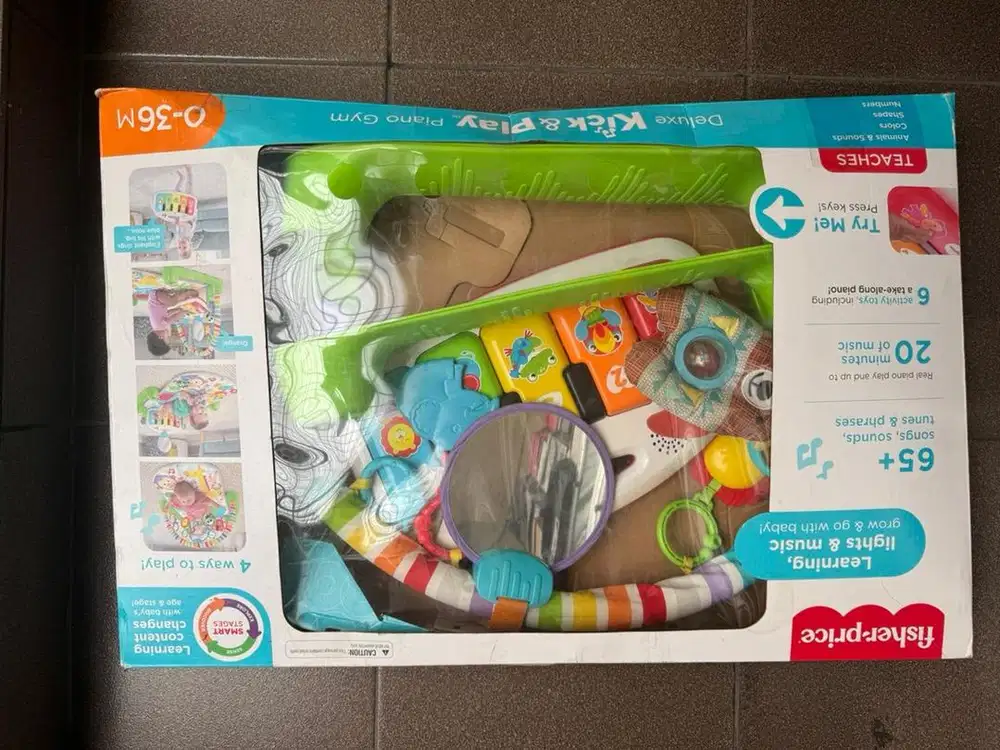 Preloved Fisher Price Kick & Play Piano Gym