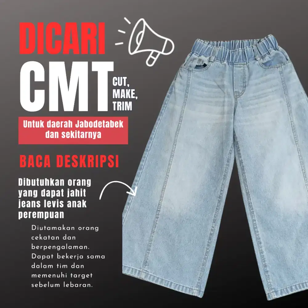 BACA DESC LEBIH DULU | Jasa Produksi Garmen CMT Potong Jahit Rapihkan