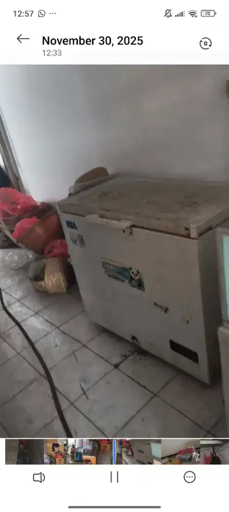 Freezer Kulkas 1 pintu bukaan atas