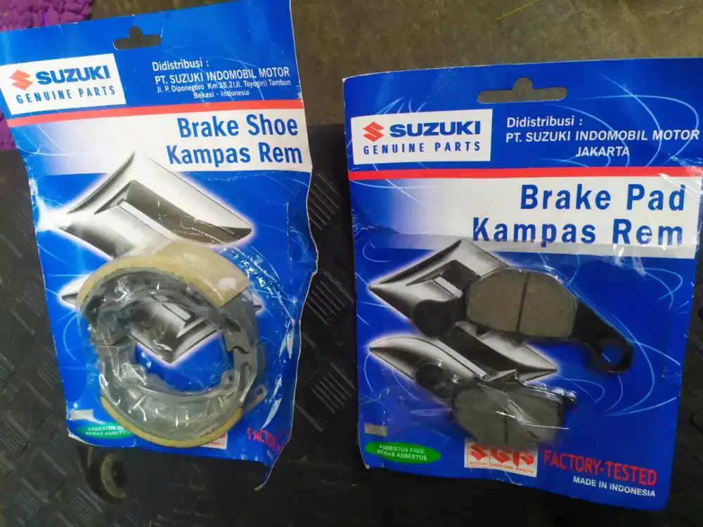 Jual kampas rem suzuki smash dan nex kondisi baru salah beli