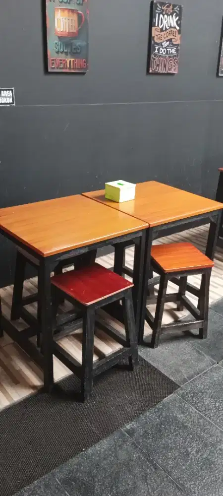 Meja murah ex cafe