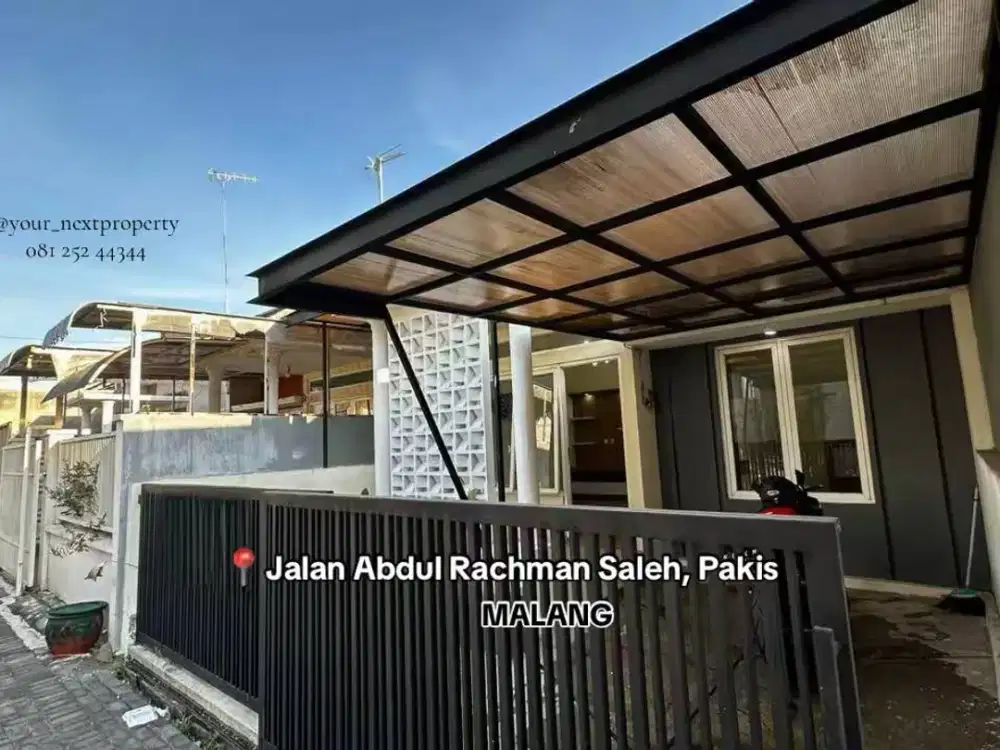 Rumah Di Cluster Perumahan Samping Bandara Abdul Rachman Saleh Pakis Malang