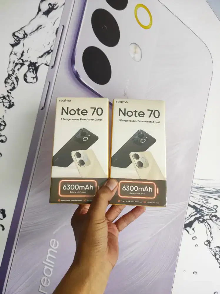 Berminat silahkan WA Realme Note 70 4/128 Garansi resmi 1thn