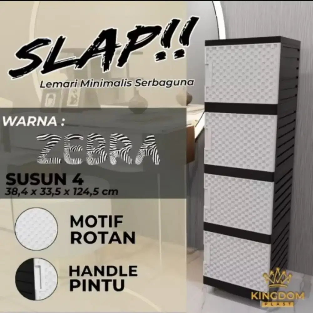 LEMARI PLASTIK 4 SUSUN