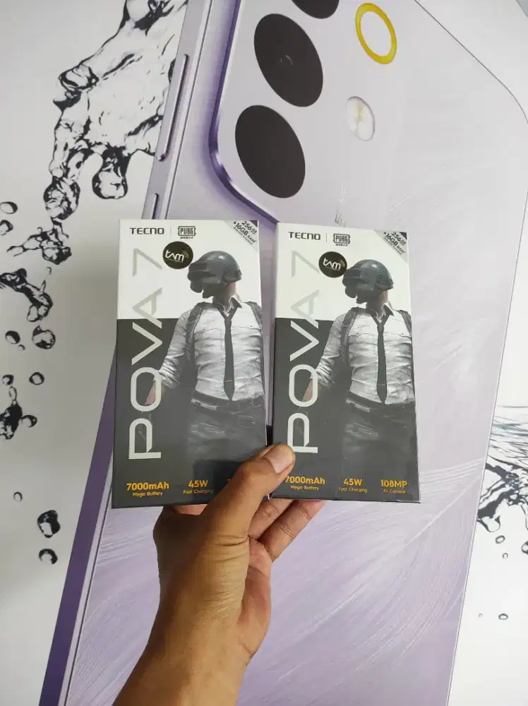 Berminat silahkan WA Tecno Pova 7 8+8/256 Garansi resmi 13bln