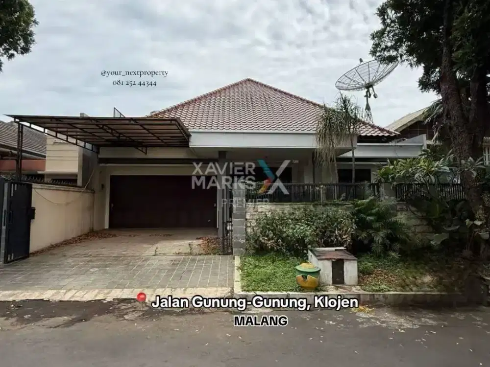 Rumah Modern Lokasi Premium Di Jalan Gunung-Gunung Klojen Malang