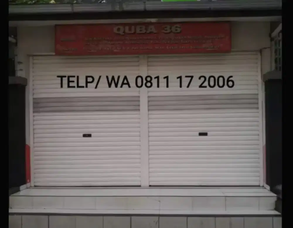Kontrak Rumah Ruko di kontrak di sewaToko untuk Usaha dekat mesjid.