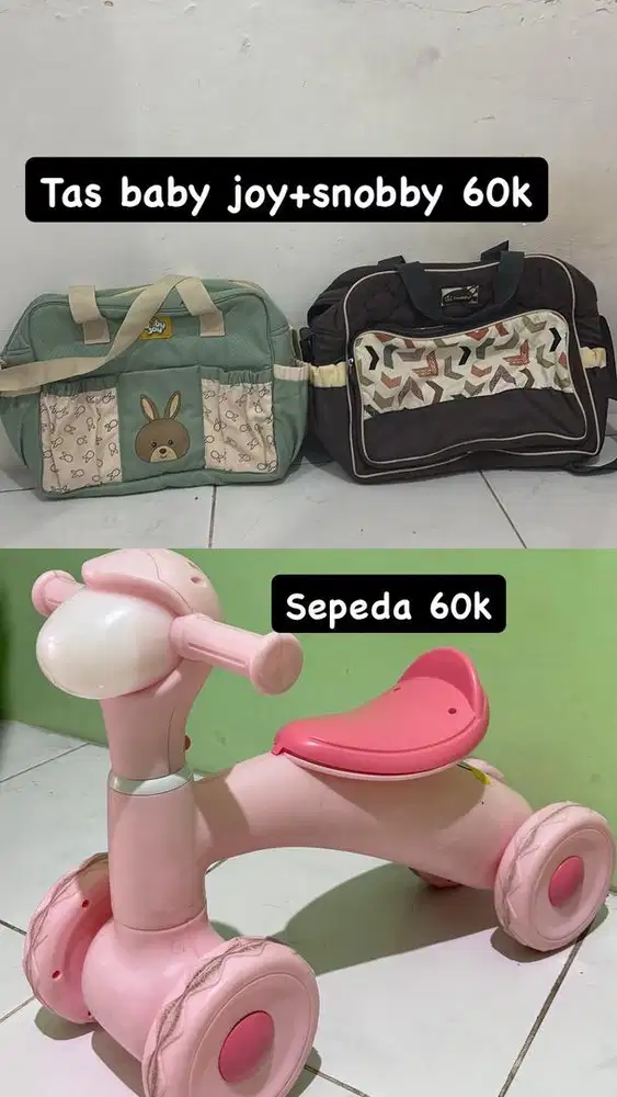 Tas dan sepeda anak