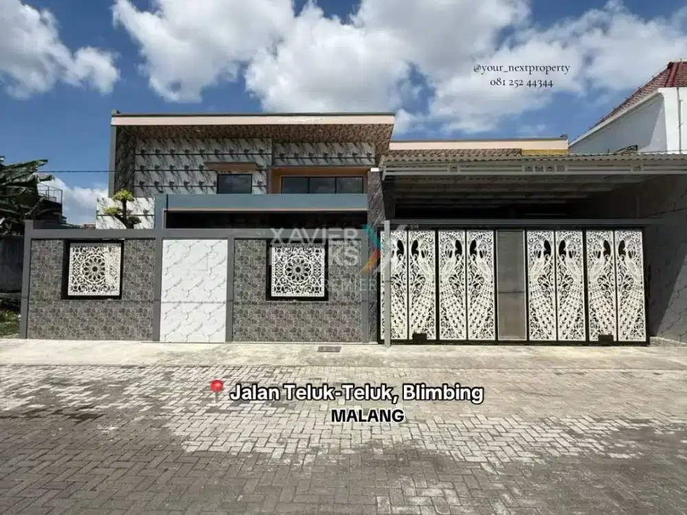 Rumah Modern Furnished Di Jalan Teluk-Teluk, Blimbing Malang