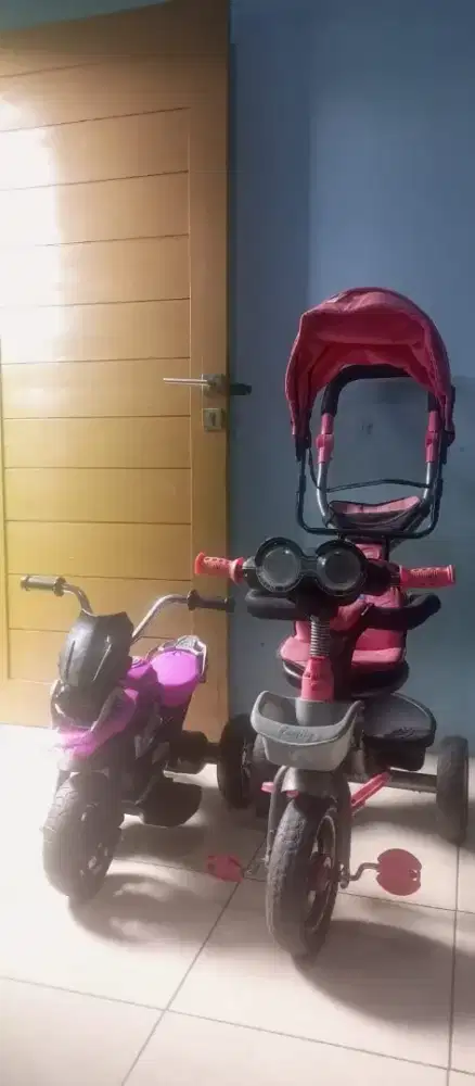 DIJUAL SEPEDA DAN MOTOR AKI ANAK