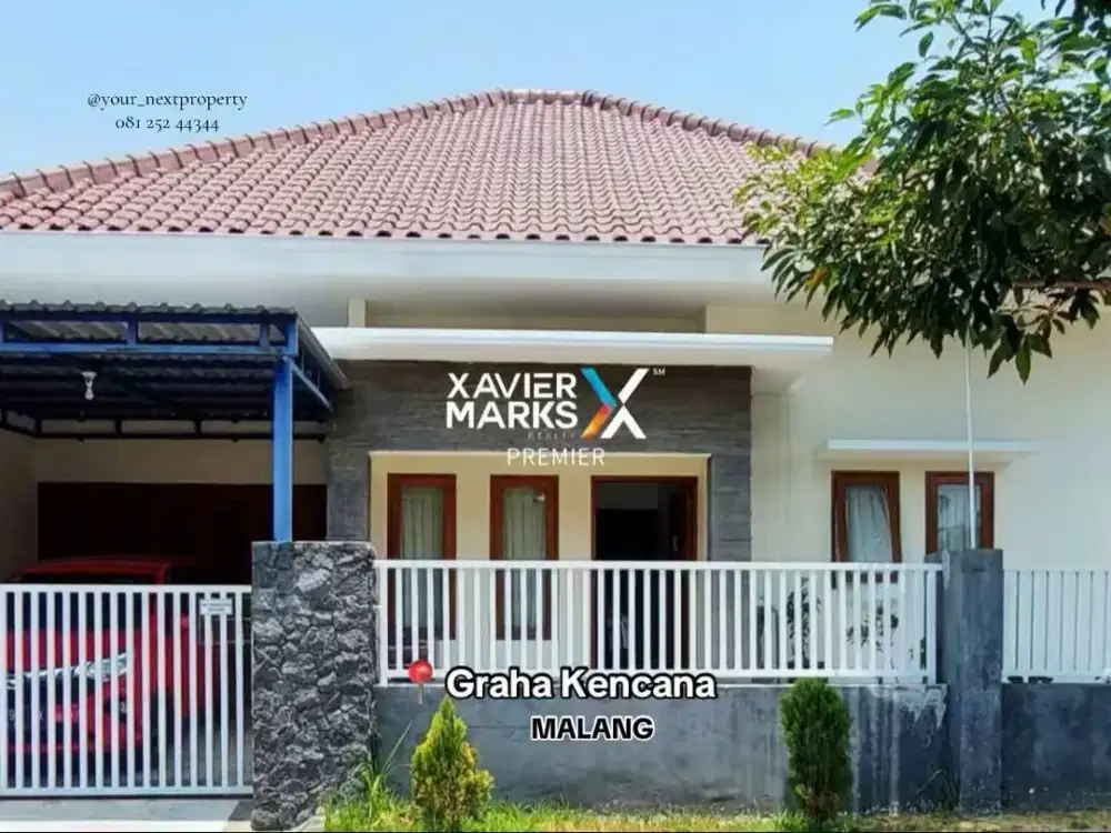 Rumah Modern Hook Di Boulevard Graha Kencana, Blimbing Malang
