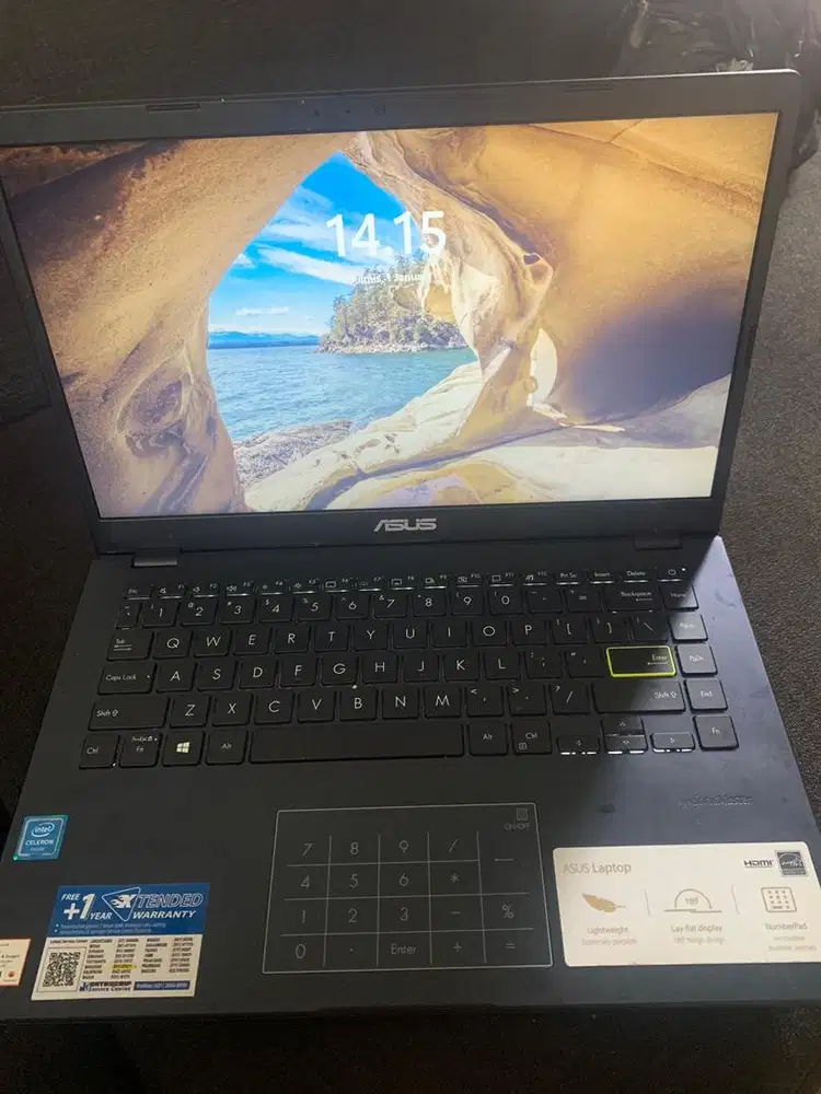 Laptop Asus E410M, Celeron - N4020, UHD Graphics 600, Ram 4Gb/128Gb