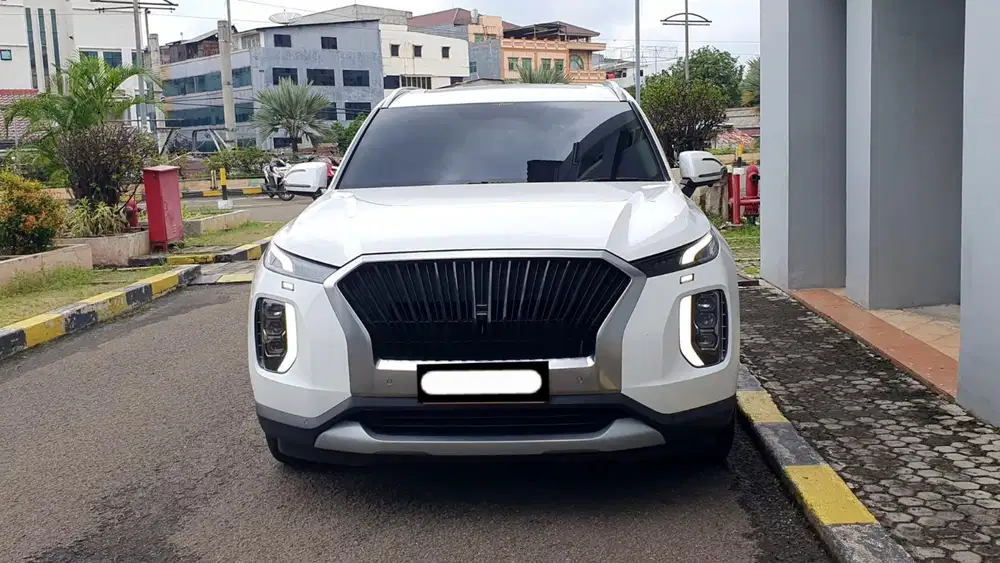 Km39rb hyundai palisade signature awd 4x4 diesel 2021 putih sunroof