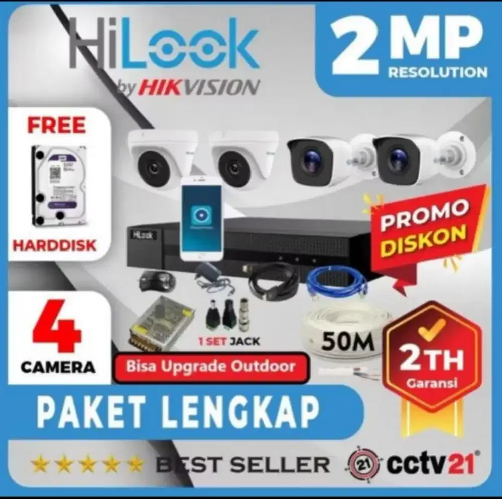 CCTV Bisa Pantau Online via Smartphone 24 Jam*