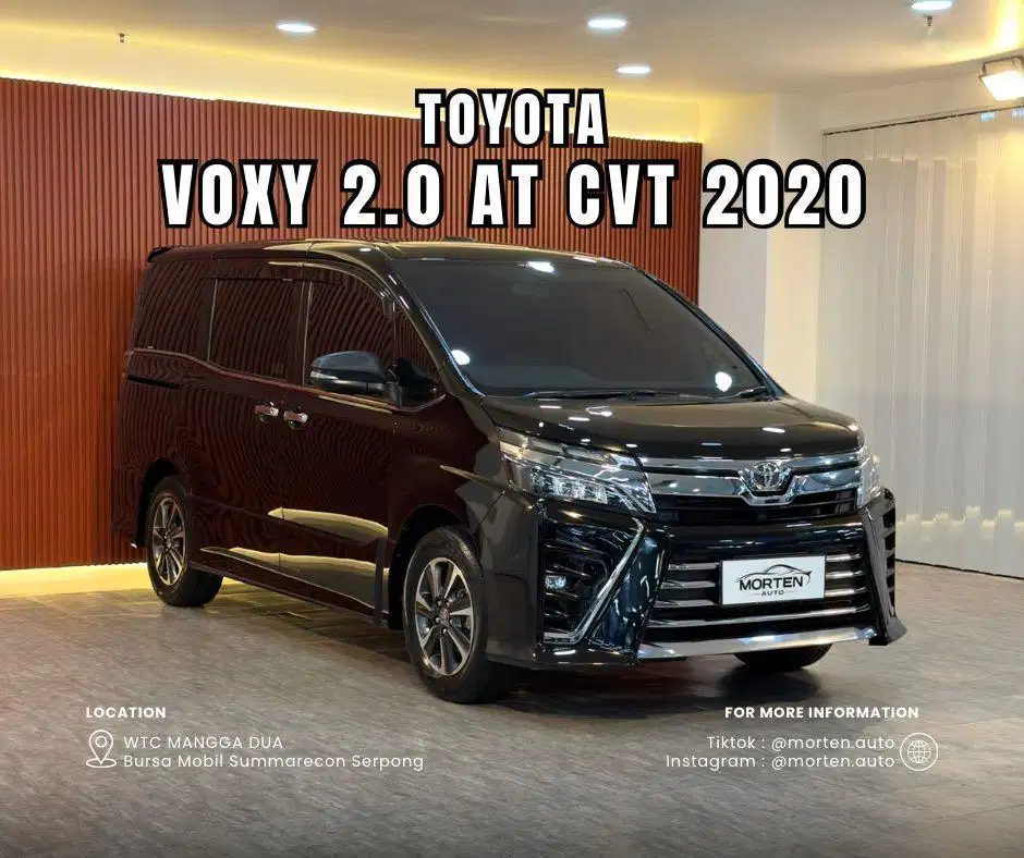 Toyota Voxy 2.0 AT CVT 2021 Odo 42 Ribu Record Antik Bergaransi 2 Thun