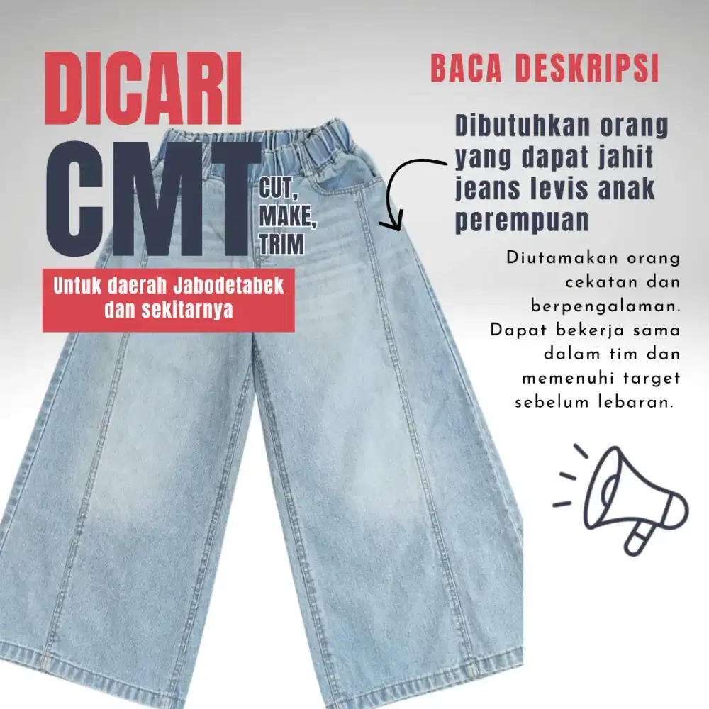 BACA DESC | Mencari Jasa Produksi Garmen CMT Potong, Jahit, Rapihkan