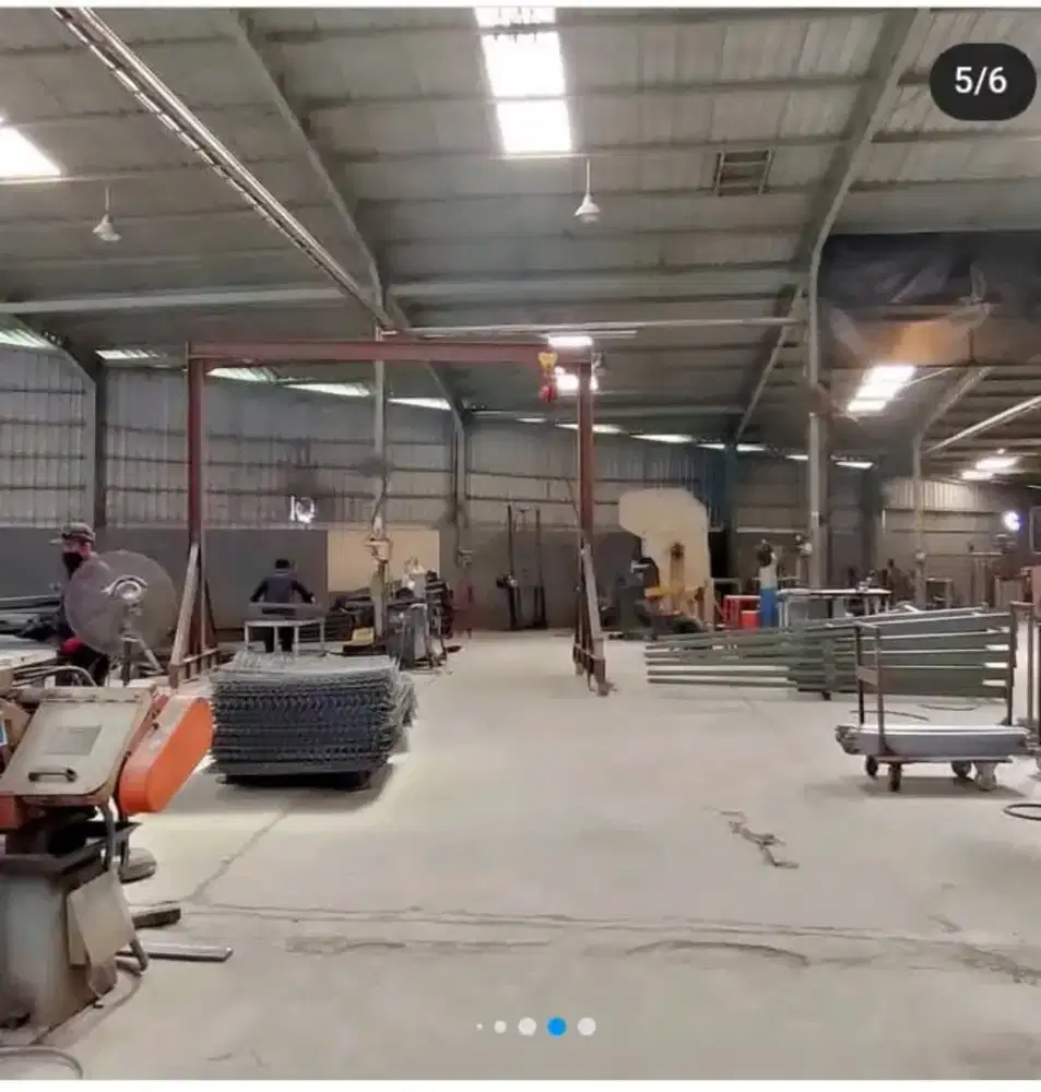 Near Jababeka Golf,Warehouse for rent Rp 600 jt or for sale 10 billion