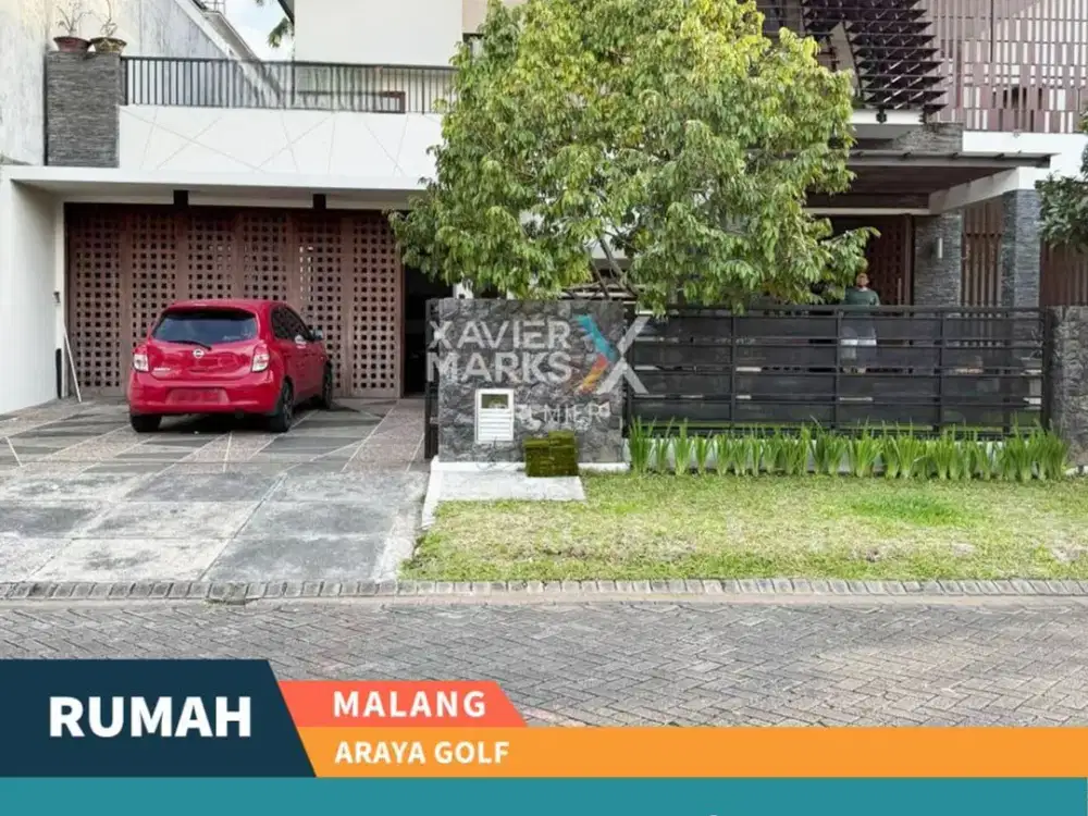Rumah Luas Dan Besar Di Araya Golf Boulevard, Malang