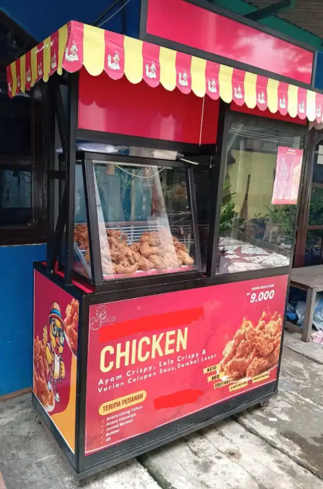 Jual Cepat Gerobak Fried Chicken